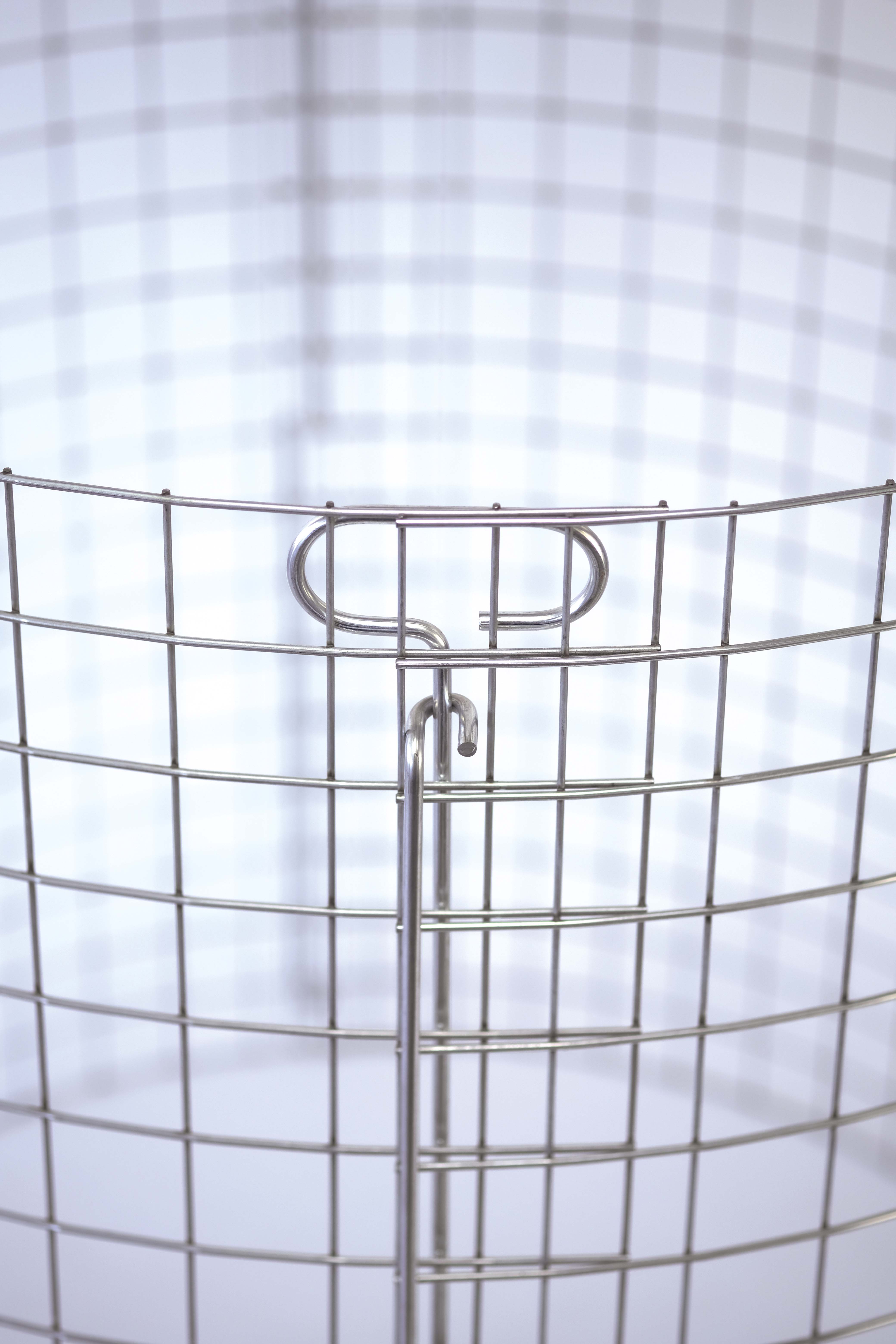 Galvanised round composter
